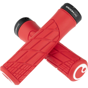 N+1 Bikes Ergon GA2 Fat Grips - Risky Red Lock-On - $34.95 at N+1 Bikes