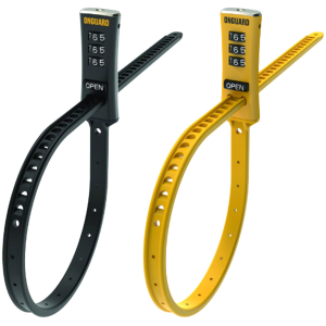 OnGuard ZipLock Combo Lock - Black/Yellow Pack of 2