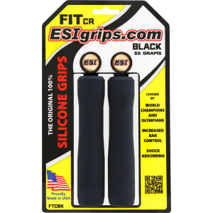 N+1 Bikes ESI FIT CR Grips - Black - $34.99 at N+1 Bikes