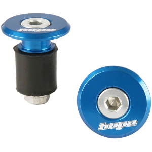 Hope Grip Doctor Bar End Plugs Blue