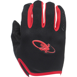 N+1 Bikes Lizard Skins Monitor AM Gloves - Jet Black/Crimson Full Finger Medium - $31.99 at N+1 Bikes