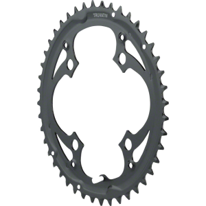 N+1 Bikes TruVativ Trushift 44T x 104mm BCD Steel Ring Black V4 - $30.00 at N+1 Bikes