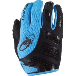 N+1 Bikes Lizard Skins Monitor SL Gloves - Jet Black/Electric Blue Full Finger Medium - $29.99 at N+1 Bikes