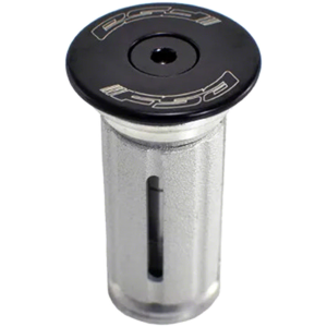Full Speed Ahead TH-881-1 Compressor Expander Plug Top Cap - 1-1/8" Aluminum Top Cap For Carbon Steerer Tubes BLK