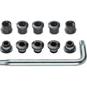 N+1 Bikes Full Speed Ahead Torx T-30 Alloy Double Chainring Nut/Bolt Set tool BLK - $26.00 at N+1 Bikes