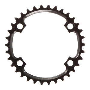 N+1 Bikes SRAM Road 110mm Asymmetrical Chainring Teeth: 34 Speed: 11 BCD: 110 Bolts: 4 Inner Steel Black - $25.00 at N+1 Bikes