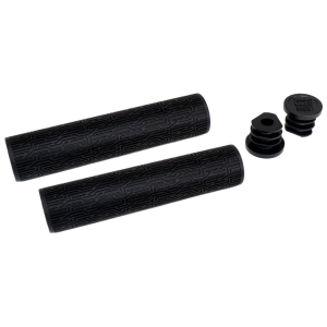N+1 Bikes RockShox Textured Slip-On Grips 135mm Black Pair - $25.00 at N+1 Bikes