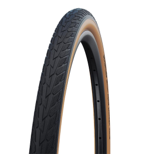 N+1 Bikes Schwalbe Road Cruiser Mountain Tire 27''x1-1/4 Wire GreenCompound K-Guard 50TPI Gumwall - $25.00 at N+1 Bikes