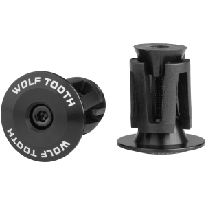 Wolf Tooth Alloy Bar End Plugs - Black