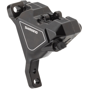 Shimano Altus BR-UR300 Front Flat-Mount Hydraulic Disc Brake Caliper Resin Padsout Fins BLK