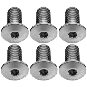 N+1 Bikes Better Bolts Titanium Water Bottle Cage Bolts10mm Silver 6/Count - $23.70 at N+1 Bikes