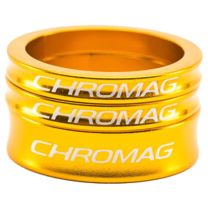 N+1 Bikes Chromag Headset Spacer Set 2x5mm 1x10mm Gold - $23.00 at N+1 Bikes
