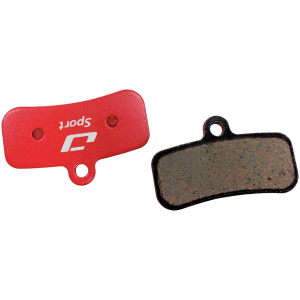 N+1 Bikes Jagwire Mountain Sport Disc Brake Pads - Semi-Metallic Steel Backed Fits Riderever Attack-XTE Cargo-XT 4-Piston - $22.99 at N+1 Bikes