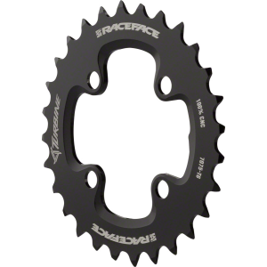 N+1 Bikes RaceFace Turbine 11-Speed Chainring: 64mm BCD 24t Black - $21.99 at N+1 Bikes