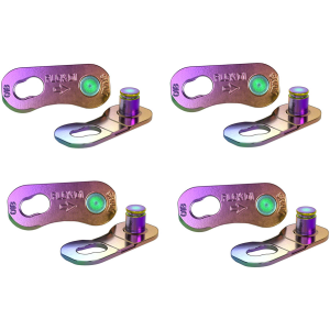 SRAM RED PowerLock Flattop Chain Connector Link - 12/13-speed Road Only Rainbow 4 Pack D1