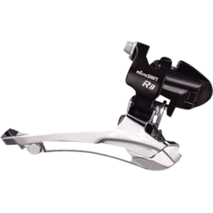 microSHIFT R8 Front Derailleur 7/8-Speed Double 52T Max 31.8/34.9 Band Clamp Shimano Compatible