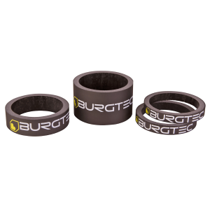 N+1 Bikes Burgtec Carbon Headset Spacer Kit Burgtec Black 4/Set - $20.63 at N+1 Bikes