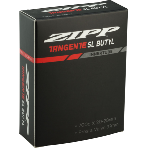 N+1 Bikes Zipp Tangente Butyl Tube - 700 x 20-28mm 37mm Aluminum Presta Valve - $20.00 at N+1 Bikes