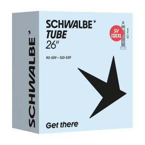 N+1 Bikes Schwalbe Presta Tube Presta Length: 40mm 26'' 3.50-4.70 - $18.30 at N+1 Bikes
