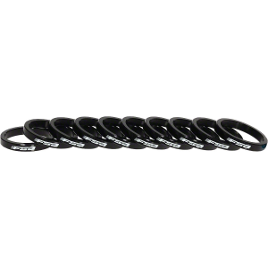 N+1 Bikes Full Speed Ahead Bag of 10 1-1/8"x5mm Alloy Headset Spacers with Logo - $19.00 at N+1 Bikes