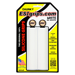 N+1 Bikes ESI grips MTB Racer'S Edge Silicone Grips White - $19.99 at N+1 Bikes