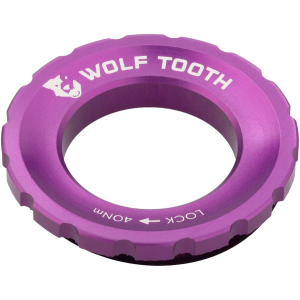 N+1 Bikes Wolf Tooth CenterLock Rotor Lockring - External Splined Ultraviolet Purple - $16.95 at N+1 Bikes