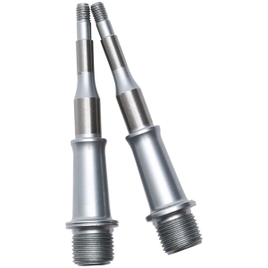 N+1 Bikes HT Components Cheetah-S Pedal Spindle - M1/ARS0 Chromoly Silver - $16.00 at N+1 Bikes