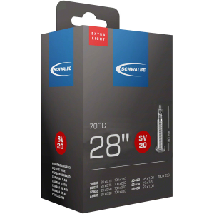 N+1 Bikes Schwalbe Extra Light Tube - 700 x 18 - 25mm 50mm Presta Valve - $12.18 at N+1 Bikes