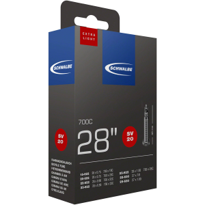 N+1 Bikes Schwalbe Extra Light Tube - 700 x 18 - 25mm 40mm Presta Valve - $11.54 at N+1 Bikes