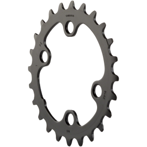 N+1 Bikes Shimano Deore FC-M6000 Chainring - 24t 10-Speed 64mm Asymmetric BCD 34-24t Set - $12.00 at N+1 Bikes