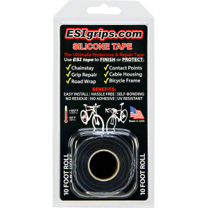N+1 Bikes ESI Silicone Tape: 10' Roll Black - $13.99 at N+1 Bikes