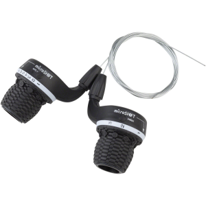 microSHIFT MS25-7 Twist Shifter Set 7-Speed Triple Shimano Compatible