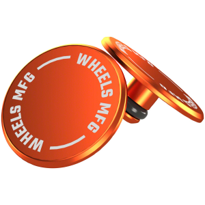 Wheels Manufacturing Wheels Manufacturing Standard Thru Axle Cap Set - Orange