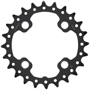 N+1 Bikes Shimano FC-M675 Chainring - 24t 10-Speed Inner 64 BCD Black - $11.00 at N+1 Bikes