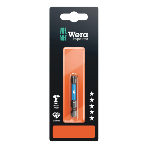 N+1 Bikes Wera 840/4 IMP DC Impaktor bits SB Hex-Plus 6.0 x 50mm - $9.99 at N+1 Bikes