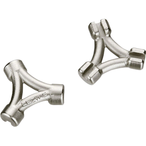 Lezyne 3-Way Triple Spoke Wrench 3.23 3.30 3.45mm: Silver