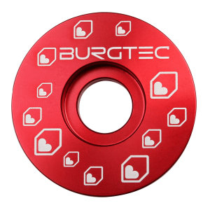 N+1 Bikes Burgtec Top Cap Race Red - $7.73 at N+1 Bikes