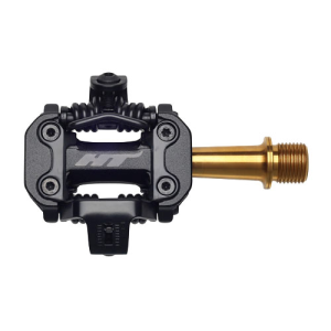 N+1 Bikes HT Pedals M2 Clipless Pedals Titanium Stealth Black - $262.00 at N+1 Bikes
