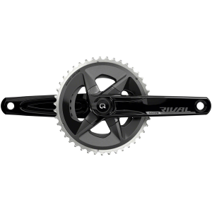N+1 Bikes SRAM Rival AXS Wide Power Meter Crankset - 175mm 12-Speed 43/30t Yaw 94 BCD DUB Spindle Interface BLK D1 - $405.00 at N+1 Bikes