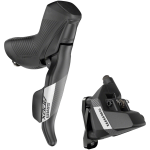 N+1 Bikes SRAM Apex Shift/Brake Lever Hydraulic Disc Brake Caliper - Right/Rear 12-Speed DoubleTap Flat Mount 20mm Offset BLK D1 - $270.00 at N+1 Bikes