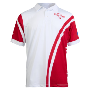 Fiocchi Shooter Polo Shirt, White, 2XL