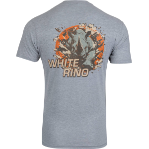 Fiocchi USA Fiocchi White Rino T-Shirt, Heather Gray, 4XL - $35.00 at Fiocchi USA