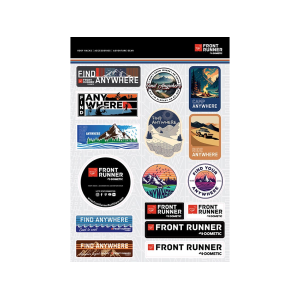 Dometic Front Runner Series Dometic Front Runner Series Find Anywhere Sticker Sheet - $4.99 at Dometic