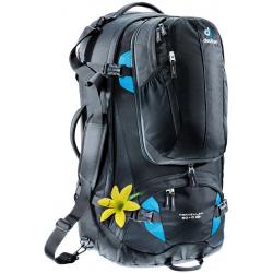 Deuter Traveller 60+10 SL Travel Pack - Black/Turquoise