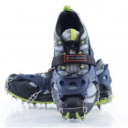Hillsound Trail Crampon Ultra - Ice Traction Device / Crampons&comma; 18 Stainless Steel Spikes&comma; 2 Year Warranty