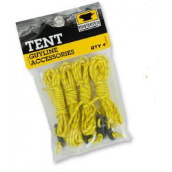Mountainsmith Replacement Guylines - Yellow Set of 4