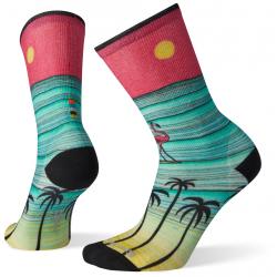 Smartwool Curated Surfing Flamingo Crew Sock - Women's