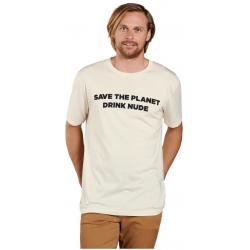 Toad&Co Save The Planet Drink Nude Short Sleeve Tee - Men's