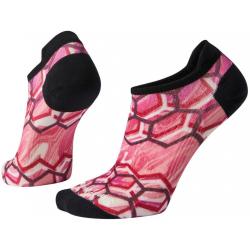 Smartwool PhD Run Ultra Light Hex Print Micro Sock - Women's