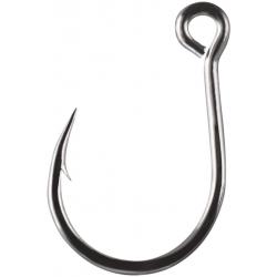 Mustad Fishing Hook In-Line Single 4X Strong&comma; Wide Round Bend&comma; Forged&comma; Eyed
